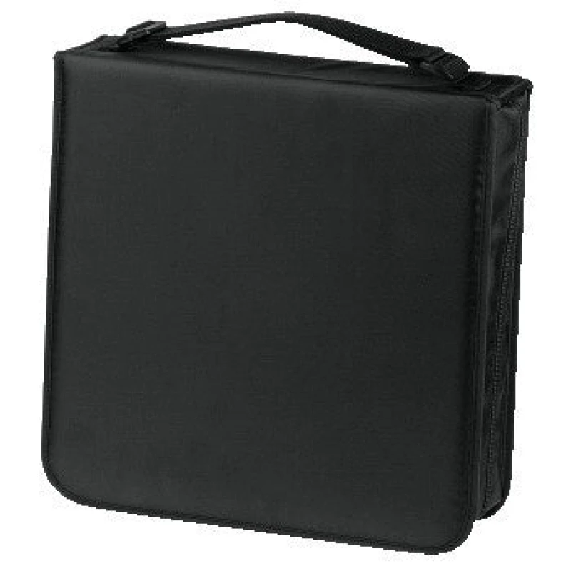 Image of Hama Hama CD Wallet Nylon 208, Black 208 discs 00033835