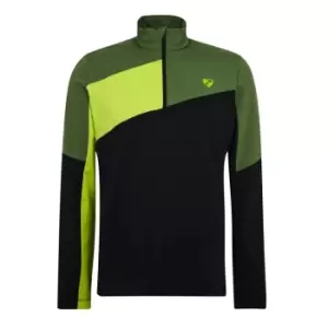 Image of Ziener Joos Hooded Zip Fleece - Green