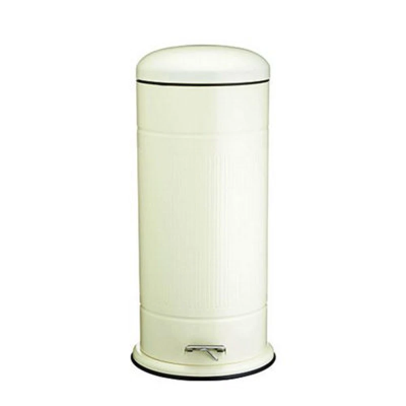 Image of Living Nostalgia Antique Cream 30L Retro Pedal Bin