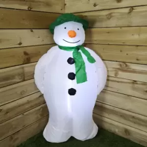 Image of 4ft (120cm) The Snowman Film Licenced Indoor Outdoor LED Inflatable