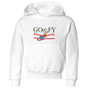 Image of Disney Goofy By Nature Kids Hoodie - White - 5-6 Years