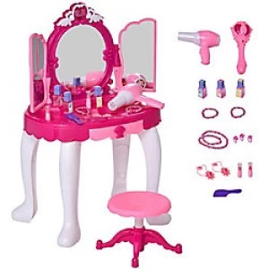 Image of HOMCOM Children Dressing Table Set 350-068 Purple