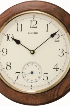 Image of Seiko Clocks Wooden Wall QXA432B