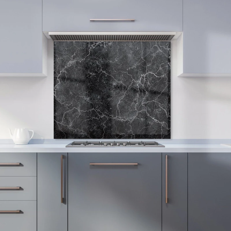 Image of Warren Reed - Designer Slate Grey Quartz Effect Kitchen Splashback Size: 600mm x 650mm Grey Unisex 600mm x 650mm
