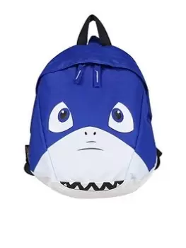 Image of Regatta Kids Roary Blue Shark Backpack - Blue/White