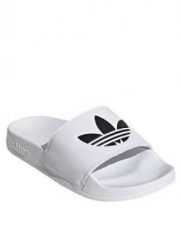 Image of Adidas Originals Adilette Lite Junior Slides - White