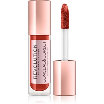 Image of Makeup Revolution Conceal & Correct Liquid Concealer Shade Red 4 g