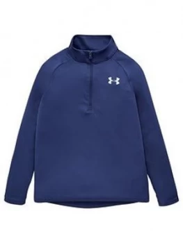 Image of Urban Armor Gear Boys Tech 2.0 1/2 Zip, Blue, Size 7-8 Years
