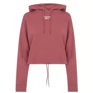 Image of Reebok Cliffline Small Logo Hoodie Womens - Pink