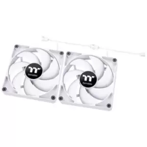 Image of Thermaltake CL-F151-PL12WT-A PC fan White (W x H x D) 120 x 120 x 25 mm