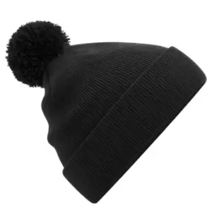 Image of Beechfield Childrens/Kids Original Pom Pom Beanie (One Size) (Black)