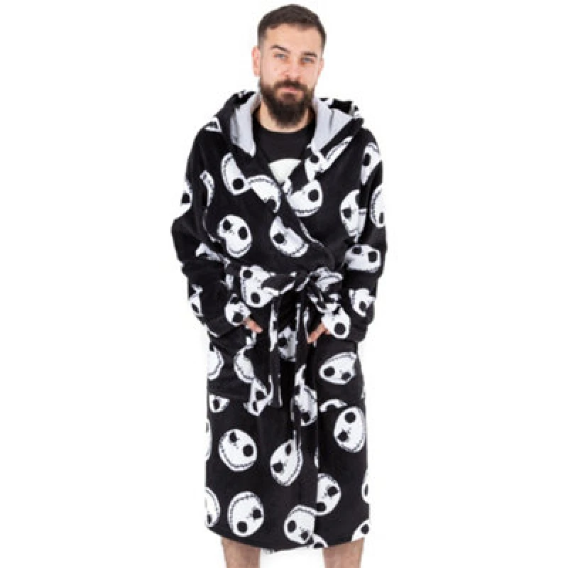 Image of Disney Bathrobe Black male