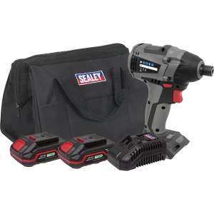 Image of Sealey CP20VIDX 20v Cordless Brushless Impact Driver 1 x 2ah & 1 x4ah Li-ion Charger Bag