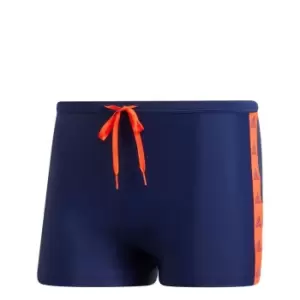 Image of adidas FT Tape Swimming Briefs Mens - Blue