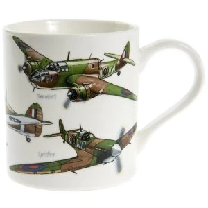 Image of Classic Aeroplane Fine China Mug By Lesser & Pavey