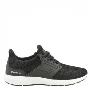 Image of Gola Active X Pand Fly Mens Trainers - Black/Grey