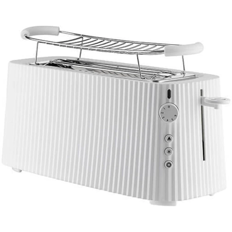 Image of Alessi Plisse Toaster - 4 Slot - White White MDL15 W/UK