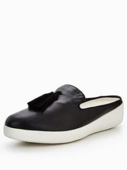 Image of FitFlop Superskate Slip on Backless Mule Black Size 3 Women