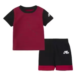 Image of Air Jordan Short Set Bb99 - Black