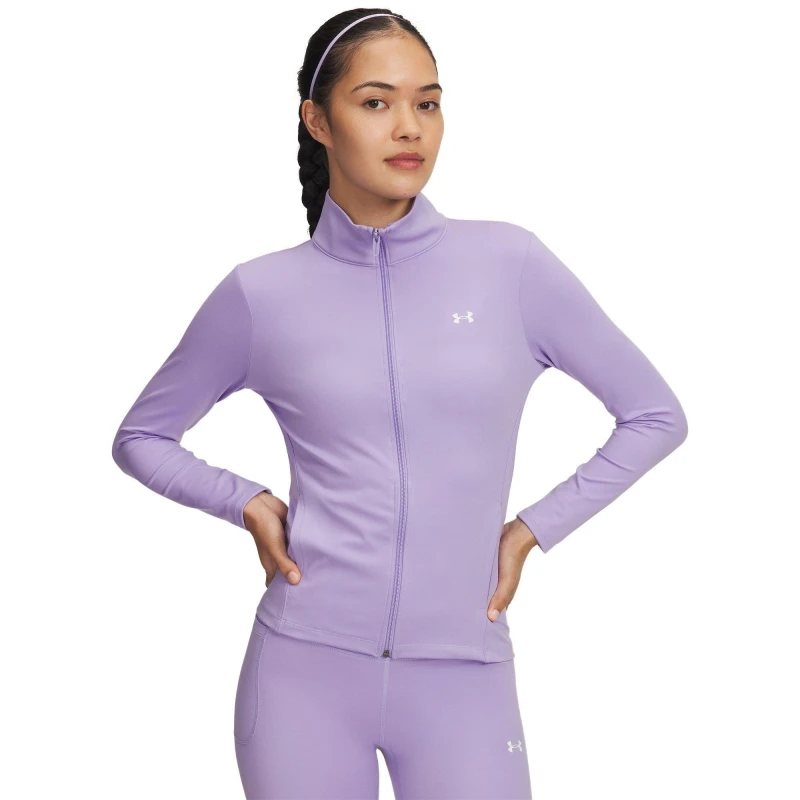 Image of Under Armour Womens Motion Tracksuit Top Transparent female 10 (S)