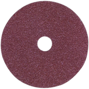 Image of Sealey Fibre Backed Sanding Discs 100mm 100mm 36g Pack of 25