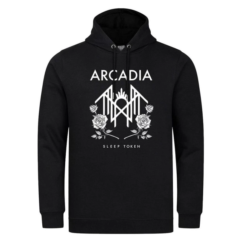 Image of Amplified Mens Arcadia Sleep Token Hoodie in Black Size: XS Black Male XS