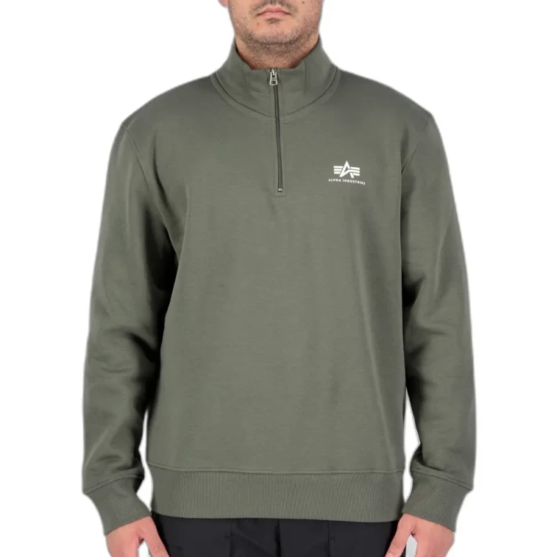 Image of alpha industries Sweatshirt half zip Alpha Industries SL Vert Male S