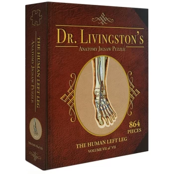 Image of Dr Livingstons Anatomy Volume VII: The Human Left Leg Jigsaw Puzzle - 864 Pieces