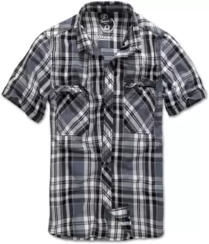 Image of Brandit Roadstar Shirt, black-grey Size M black-grey, Size M