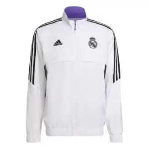 Image of adidas Real Madrid Condivo 22 Presentation Track Top Mens - White