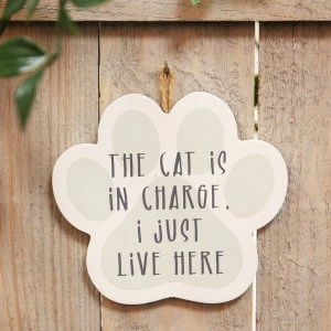 Image of Best of Breed Wooden Plaque - Cat In Charge