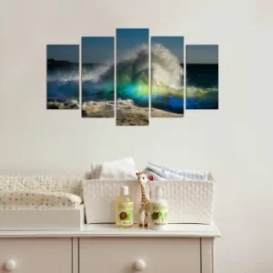 Image of 5PMX-113 Multicolor Decorative MDF Painting (5 Pieces)