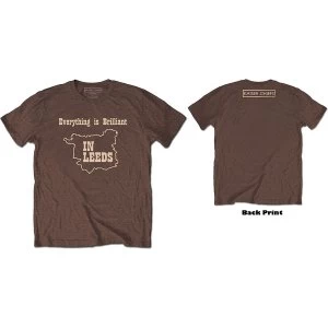 Image of Kaiser Chiefs - Everything Is Brilliant Unisex Medium T-Shirt - Brown
