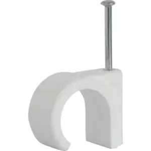 Image of Talon Nail in Clip 10mm (100 Pack) in White Plastic