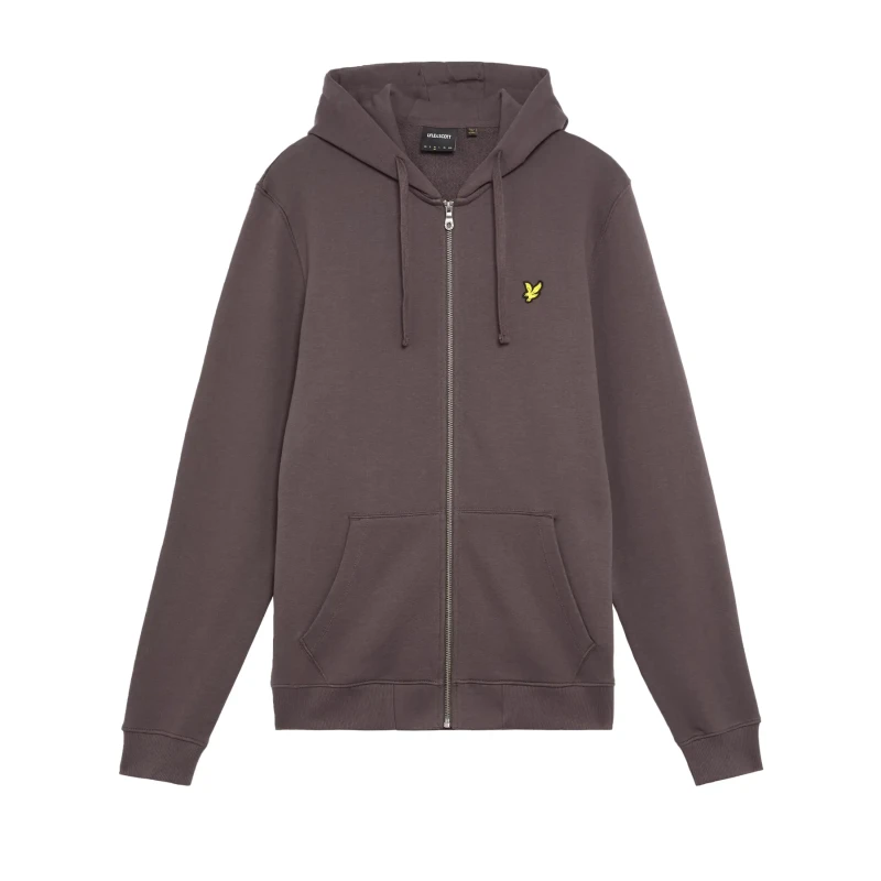 Image of Lyle & Scott Zip-up hoodie Lyle & Scott Marron Male S