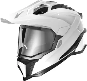 Image of LS2 MX701 Explorer HPFC Solid Motocross Helmet, white, Size S, white, Size S