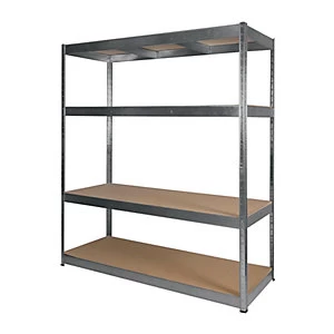 Image of Rb Boss 4 Tier Wood Shelving Kit - 1800 x 1600 x 600mm 300kg Udl