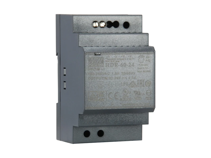Image of LevelOne 24V DC Industrial Power Supply. 60W. DIN-Rail