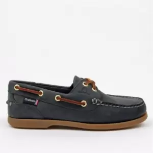 Image of Chatham Deck Lady II G2 Leather boat shoe - Blue