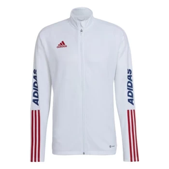 Image of adidas Tiro adidas Wording Track Top Mens - White
