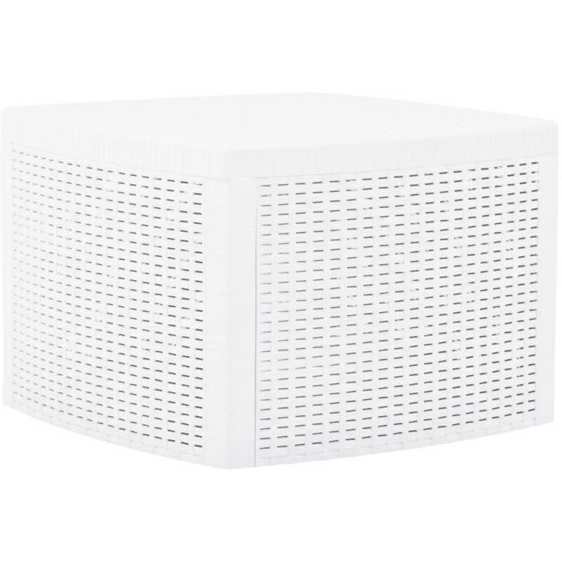 Image of VIDAXL Side Table White 54x54x36.5cm Plastic Vidaxl 48774