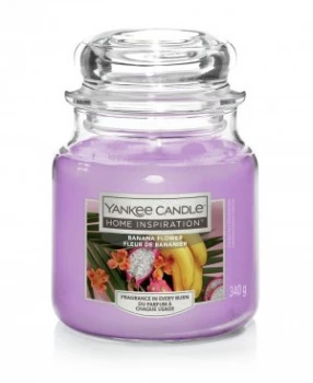 Image of Yankee Candle Medium Jar Candle - Banana Flower