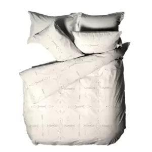 Image of The Linen Yard Mini Inka Aztec Duvet Cover Set (Single) (Natural)