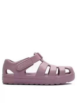 Image of Clarks Move Kind Kid Jelly Sandal, Pink, Size 6 Younger