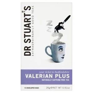 Image of Dr Stuarts Herbal Teas Valerian Plus 15 Teabags