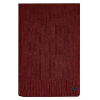 Image of Jack Wills Babington Ribbed Scarf - Damson