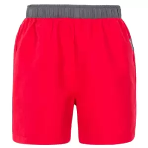Image of Trespass Childrens Boys Sanded Swimming Trunks (5-6 Years) (Red)