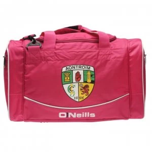 Image of ONeills Antrim GAA Ladies Holdall - Pink