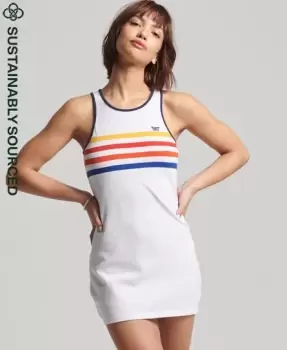 Image of Superdry Organic Cotton Vintage Stripe Dress