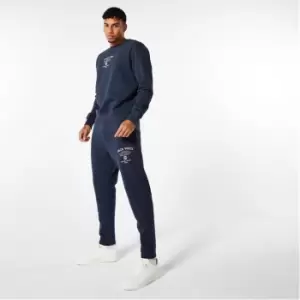 Image of Jack Wills Globe Print Joggers - Blue